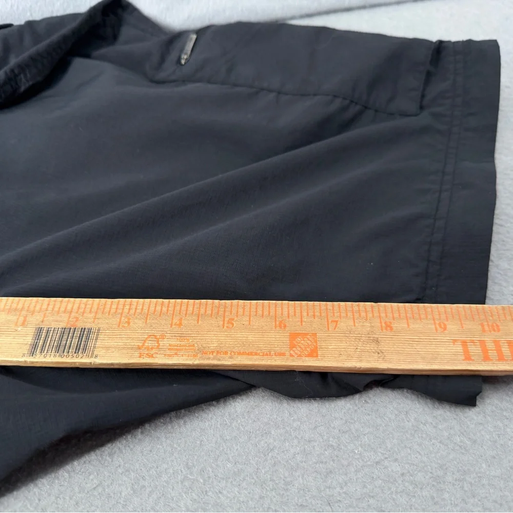 Columbia Cargo Shorts Mens 40 Black‎ Ripstop Omni-Shade Wick UPF 50 Hiking Trail